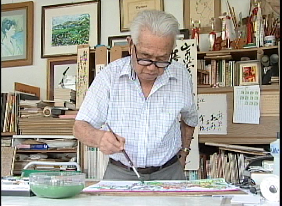 Artista Takeo Sawada é homenageado em programação especial do Sesc Thermas — Foto: Reprodução/TV Fronteira 