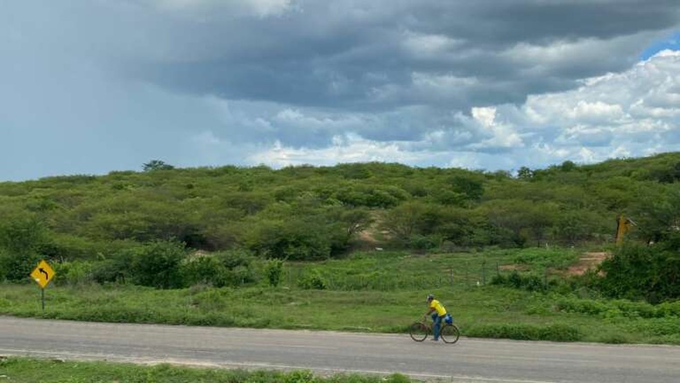 Parte centro-oeste do Ceará tem mais chances de chuva no fim de semana. — Foto: Marciel Bezerra/Funceme/Reprodução