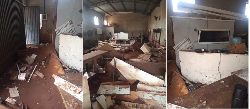 Empresário acha Bíblia ‘aberta e seca’ em meio a lamaçal que inundou serraria durante enchente em Jaú — Foto: Arquivo pessoal
