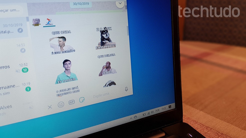 Whatsapp Libera Envio De Figurinhas Pelo Computador Redes Sociais Techtudo