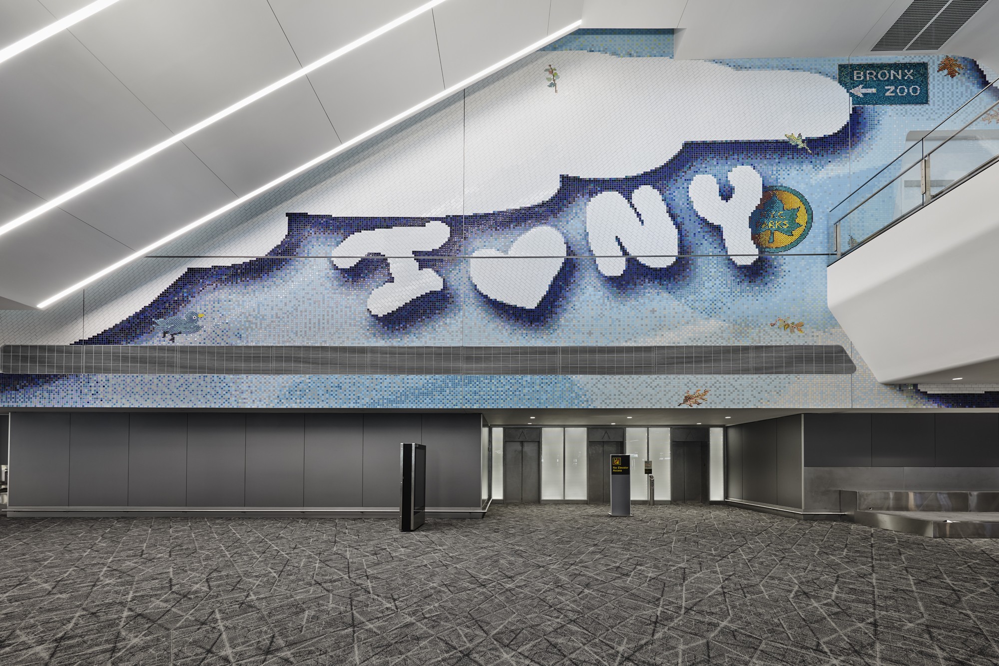 Aeroporto de Nova York tem terminal que é quase uma galeria de arte (Foto: Nicholas Knight e Tom Powell Imaging (Divulgação))