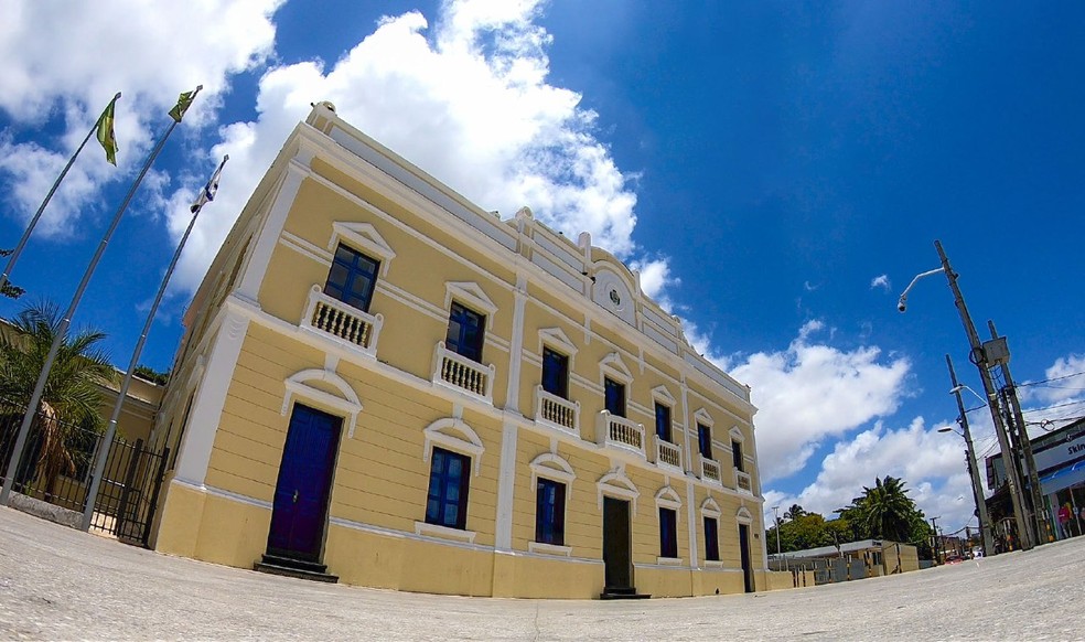 Paço Municipal de Fortaleza, sede do governo municipal, no Centro da cidade. — Foto: Prefeitura de Fortaleza/Reprodução