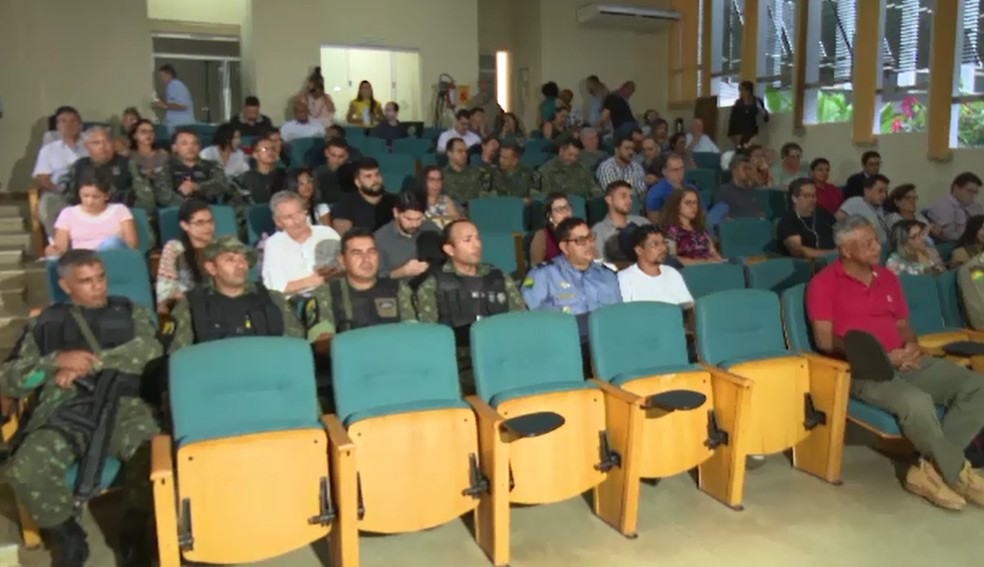 Reunião para apresentar novo plano estadual ocorreu nesta quarta-feira (7) em Rio Branco (Foto: Reprodução/Rede Amazônica Acre)