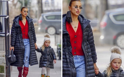 Irina Shayk Combina Look Com A Filha Em Passeio Em Nova York - Quem ...