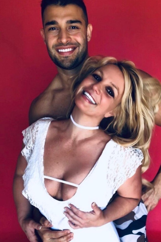 Britney Spears e o namorado Sam Asghari (Foto: Reprodução/ Instagram )