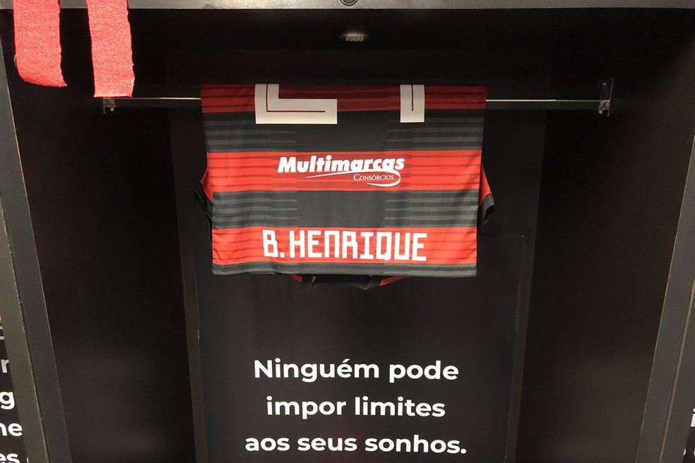 Mensagens no vestiÃ¡rio do Flamengo â Foto: Flamengo