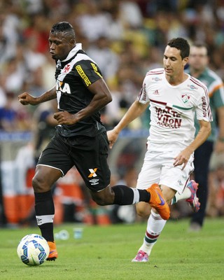 Riascos e Higor Leite, Fluminense x Vasco (Foto: Marcelo de Jesus / GloboEsporte.com)