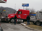 Cachorro 'motorista' provoca acidente com caminhão nos EUA