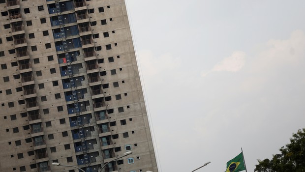 Prédio em construção em São Paulo (Foto: REUTERS/Nacho Doce)