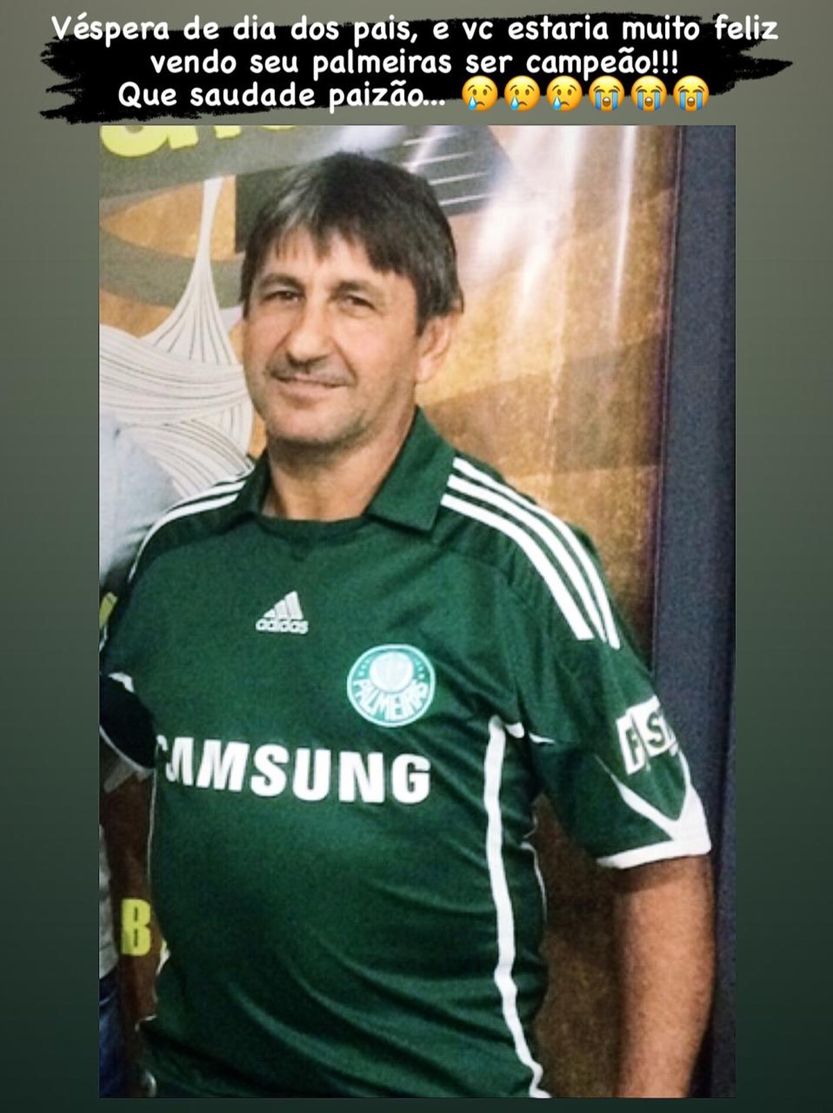 Titulo Do Palmeiras Emociona Lateral Que Perdeu O Pai Voce Estaria Muito Feliz Vendo Futebol Ge