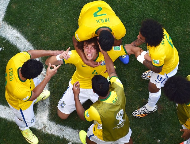 Brasil x Chile - David Luiz  (Foto: Getty Images)