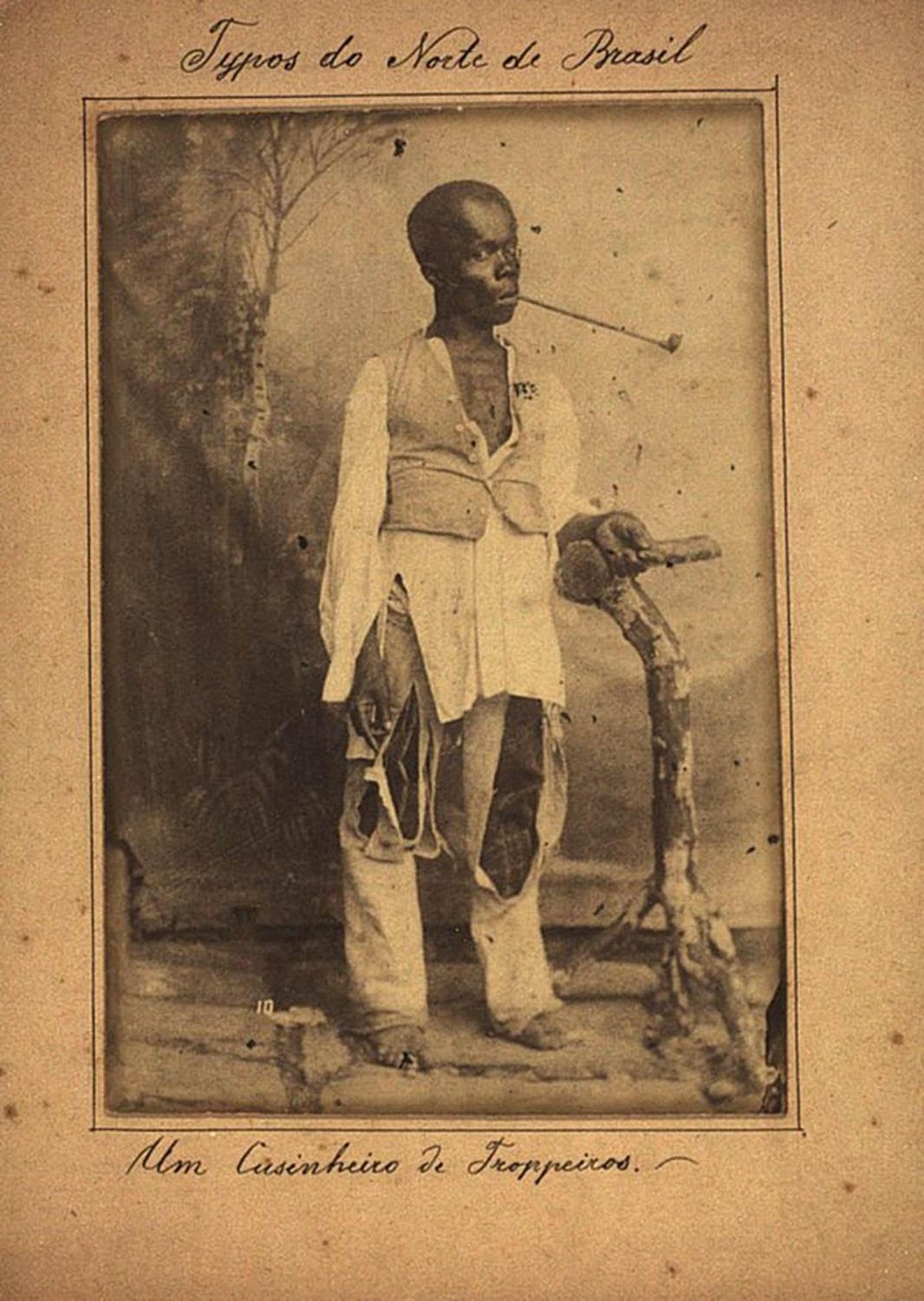 Tráfico interprovincial criou fluxo de escravizadoss do Norte e Nordeste para os cafezais do Sudeste — Foto: Acervo Biblioteca Nacional