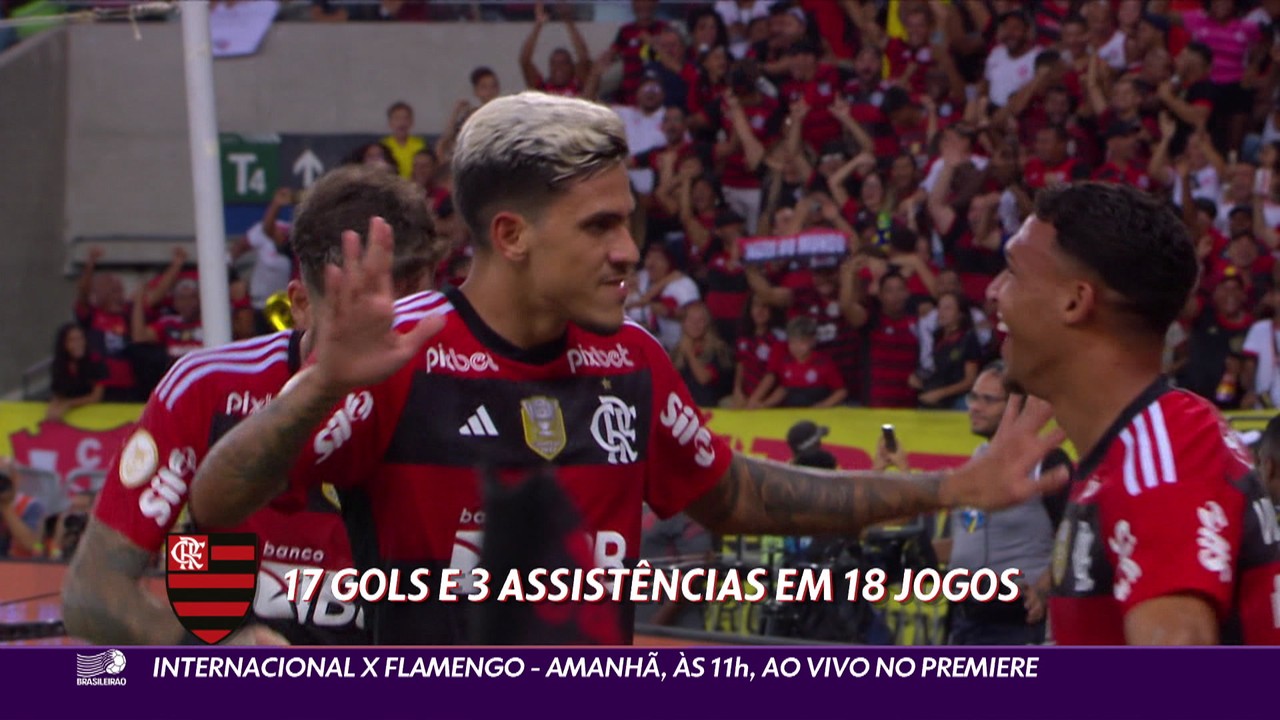 Internacional enfrenta o Flamengo no domingo
