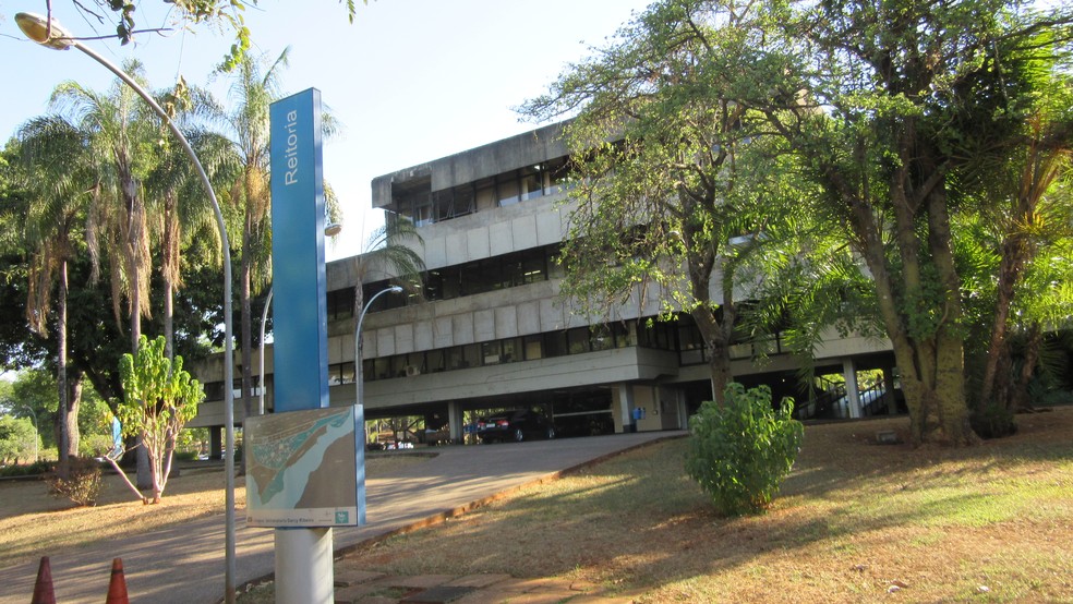 Prédio da reitoria da Universidade de Brasília (UnB) — Foto: Raquel Morais/G1