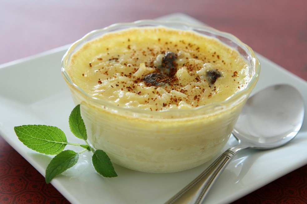 Arroz doce é opção de sobremesa para a ceia de Natal — Foto: Adobe Stock