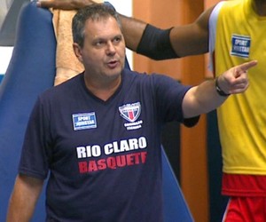 Marcelo Tamião, técnico de basquete de Rio Claro (Foto: Reginaldo dos Santos/EPTV)