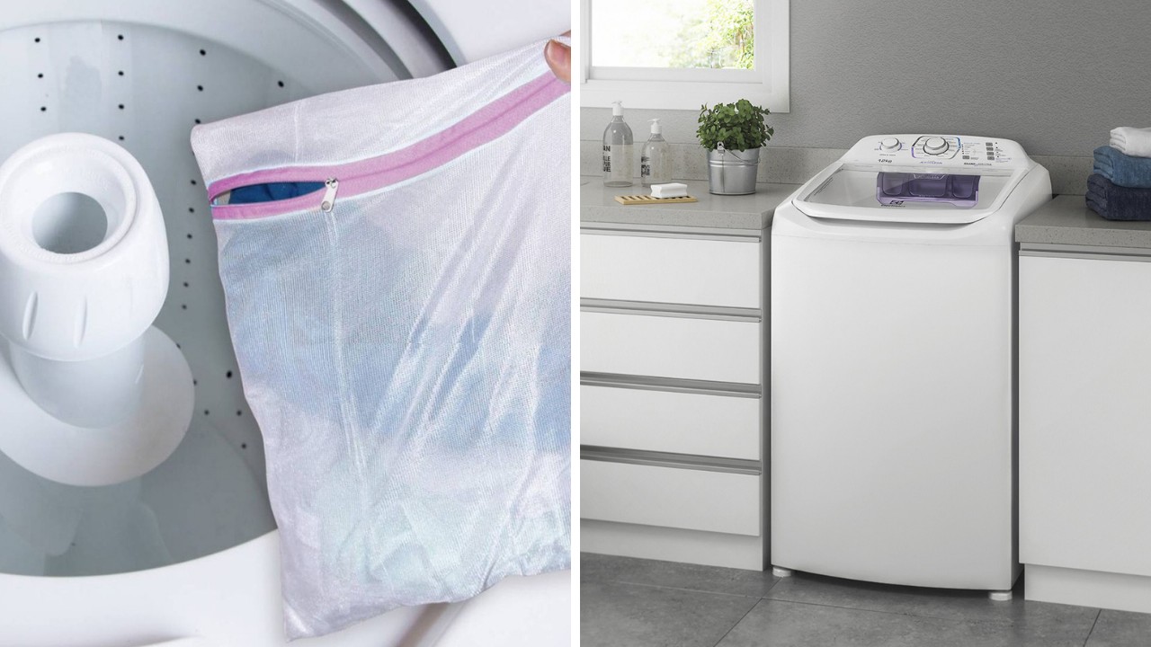 Saiba como lavar roupas delicadas na máquina (Foto: Reprodução/Shoptime)