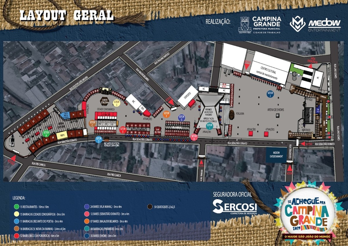 Confira o mapa e saiba tudo