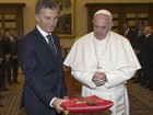 Papa e Macri falam de pobreza, drogas e reconciliação nacional