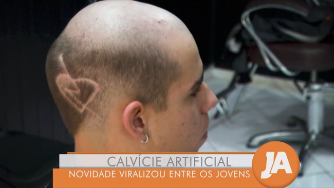 Corte de cabelo que simula calvície é destaque no Jornal do Almoço desta sexta (15)