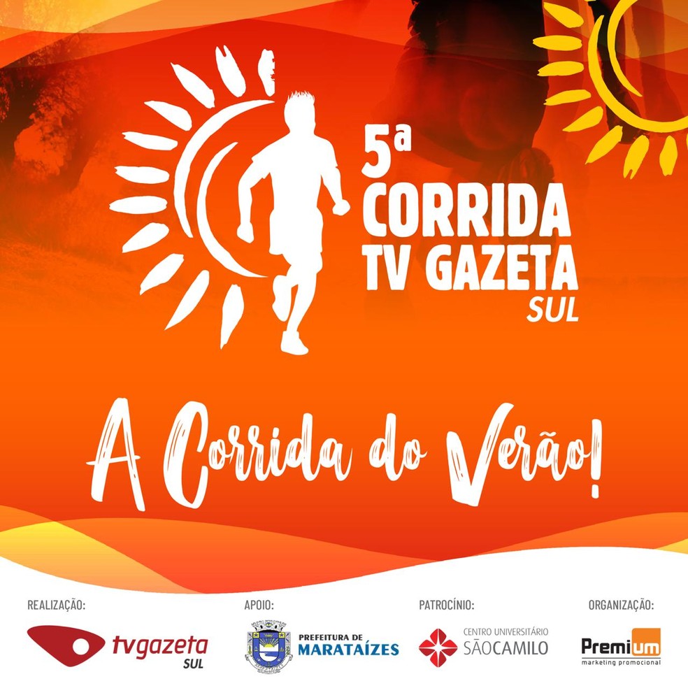 Aberta as inscrições para a 5º edição da corrida TV Gazeta Sul tvgazetaes Rede Globo