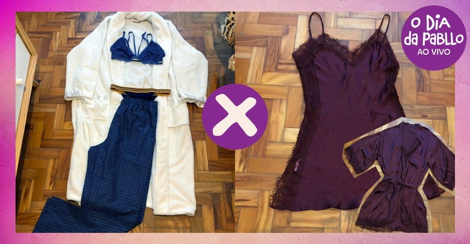 Qual look vocs preferem pra festinha do pijama? T rolando votao no Twitter do Multishow (Foto: Multishow)