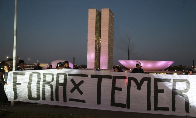 Protesto contra Temer 