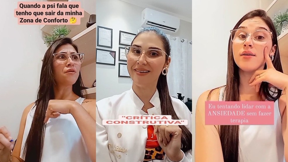 Psicóloga compartilhou publicação horas antes de ser atropelada. — Foto: Reprodução/RedesSociais