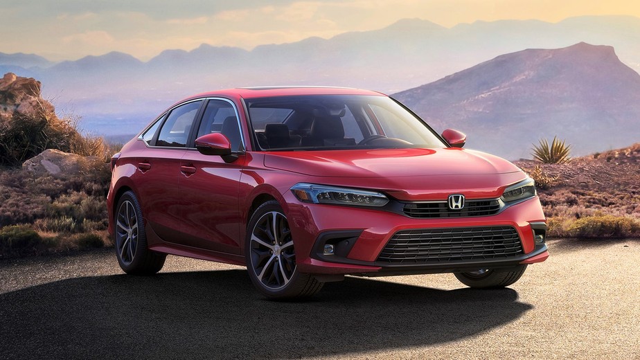 Honda Civic 2022 tem primeira imagem oficial revelada