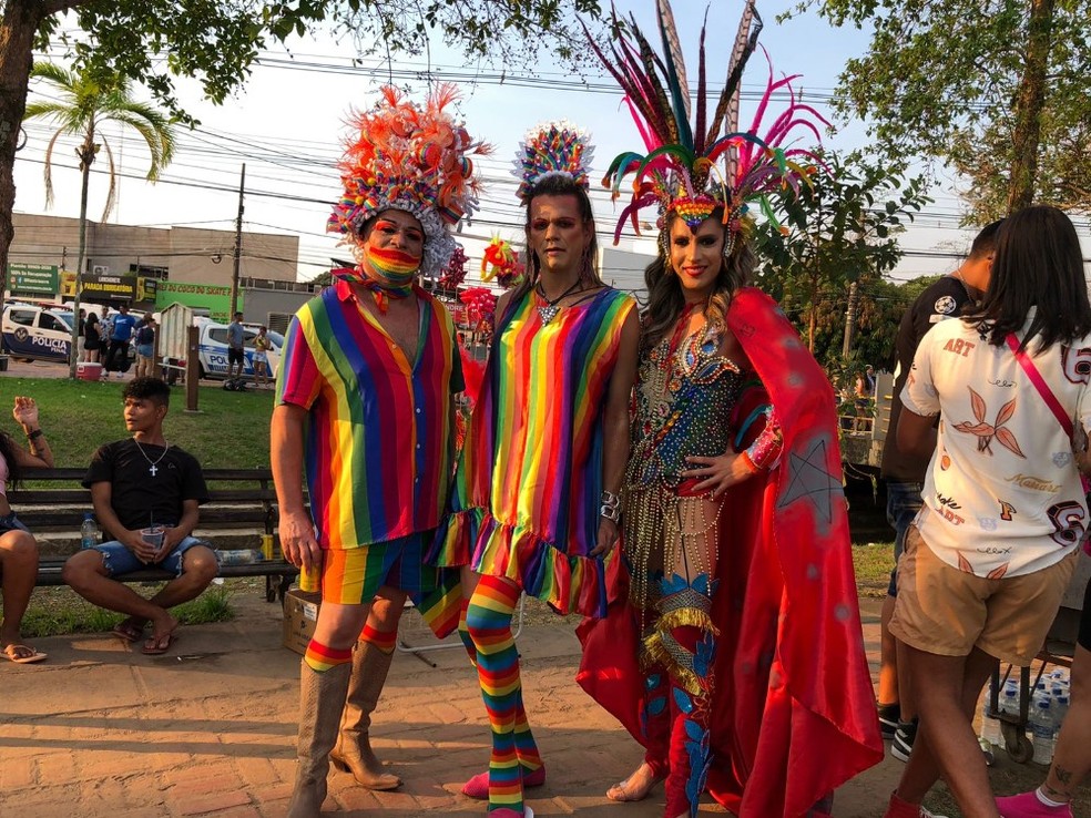 Após dois anos, comunidade LGBT foi às ruas  — Foto: Consuela Gonzalez/Rede Amazônica Acre
