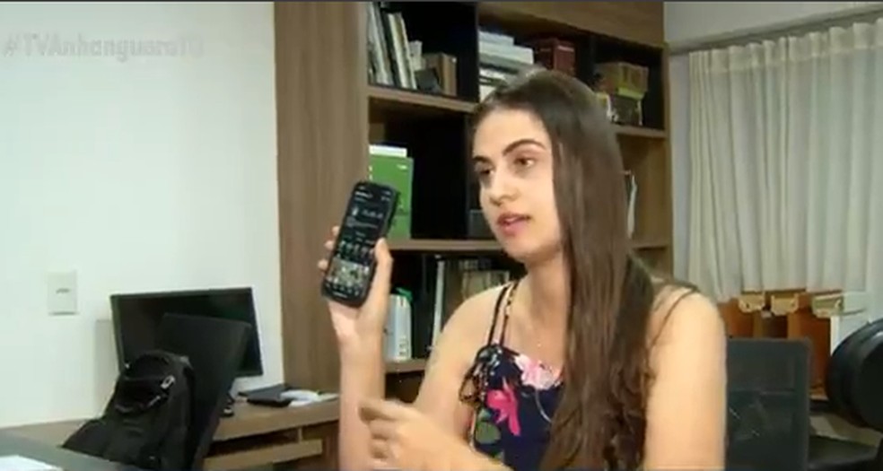 Criminosos invadiram as redes sociais de Alini Milani para aplicar golpes — Foto: Reprodução/TV Anhanguera