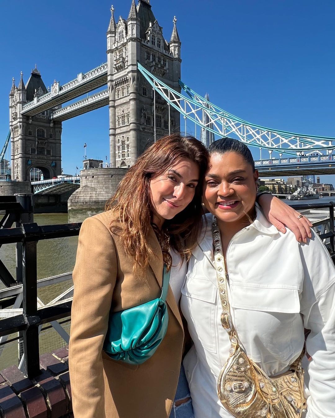 Fernanda Paes Leme e Preta Gil se encontram em Londres (Foto: Reprodução/ Instagram)