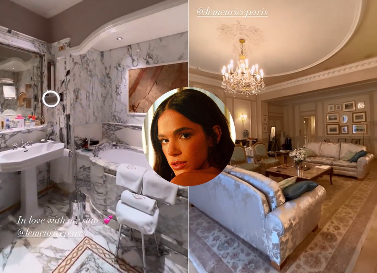 Bruna Marquezine se hospeda em hotel de luxo em Paris durante a semana de moda da capital francesa (Foto: Reprodução/Instagram)