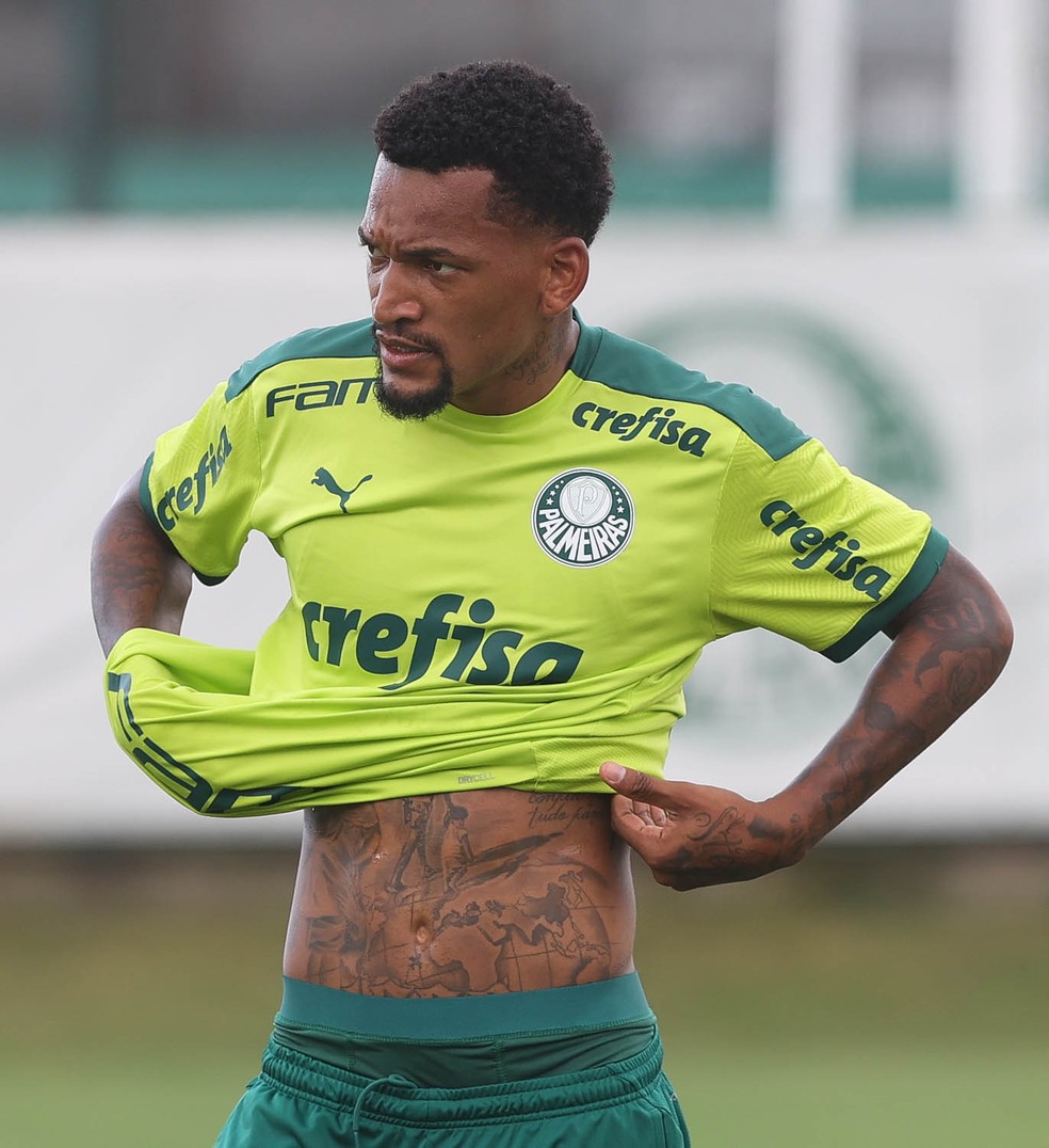 Jailson, meio-campista do Palmeiras — Foto: Cesar Greco / Ag. Palmeiras