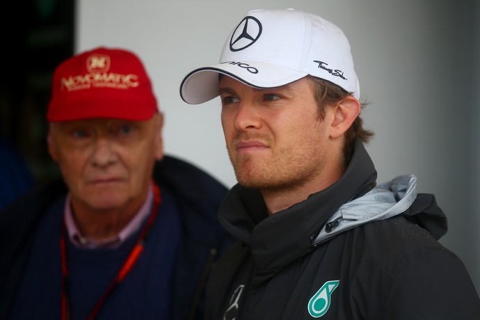 Niki Lauda e Nico Rosberg Fórmula 1 Mercedes (Foto: Getty Images)
