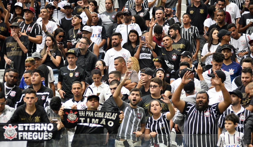 Corinthians tem a melhor média de público do Campeonato Paulista — Foto: Marcos Ribolli