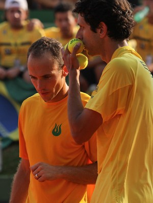 Bruno Soares tênis Copa Davis Rio Preto Marcelo Melo (Foto: Luiz Pires/FOTOJUMP)