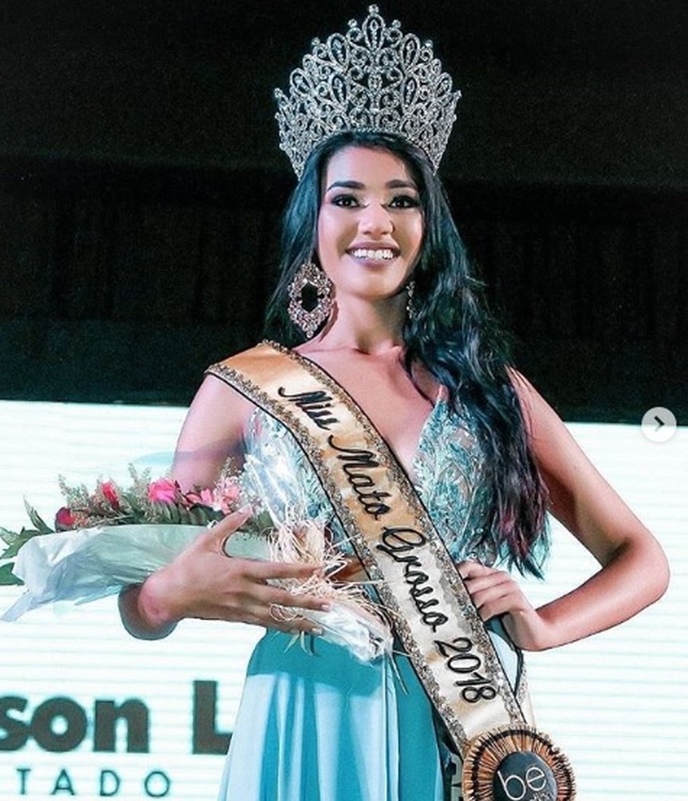 Caroline Back, de 18 anos, foi a Miss Mato Grosso 2018 — Foto: Instagram/ Reprodução