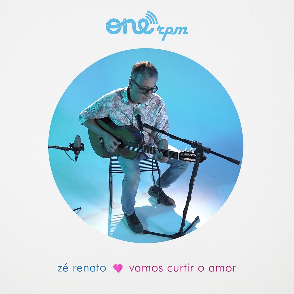 Capa do single 'Vamos curtir o amor', de Zé Renato — Foto: Arte de Philippe Leon