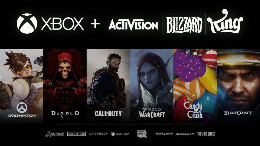 Microsoft anuncia planos de comprar Activision Blizzard — Foto: Divulgação/Microsoft