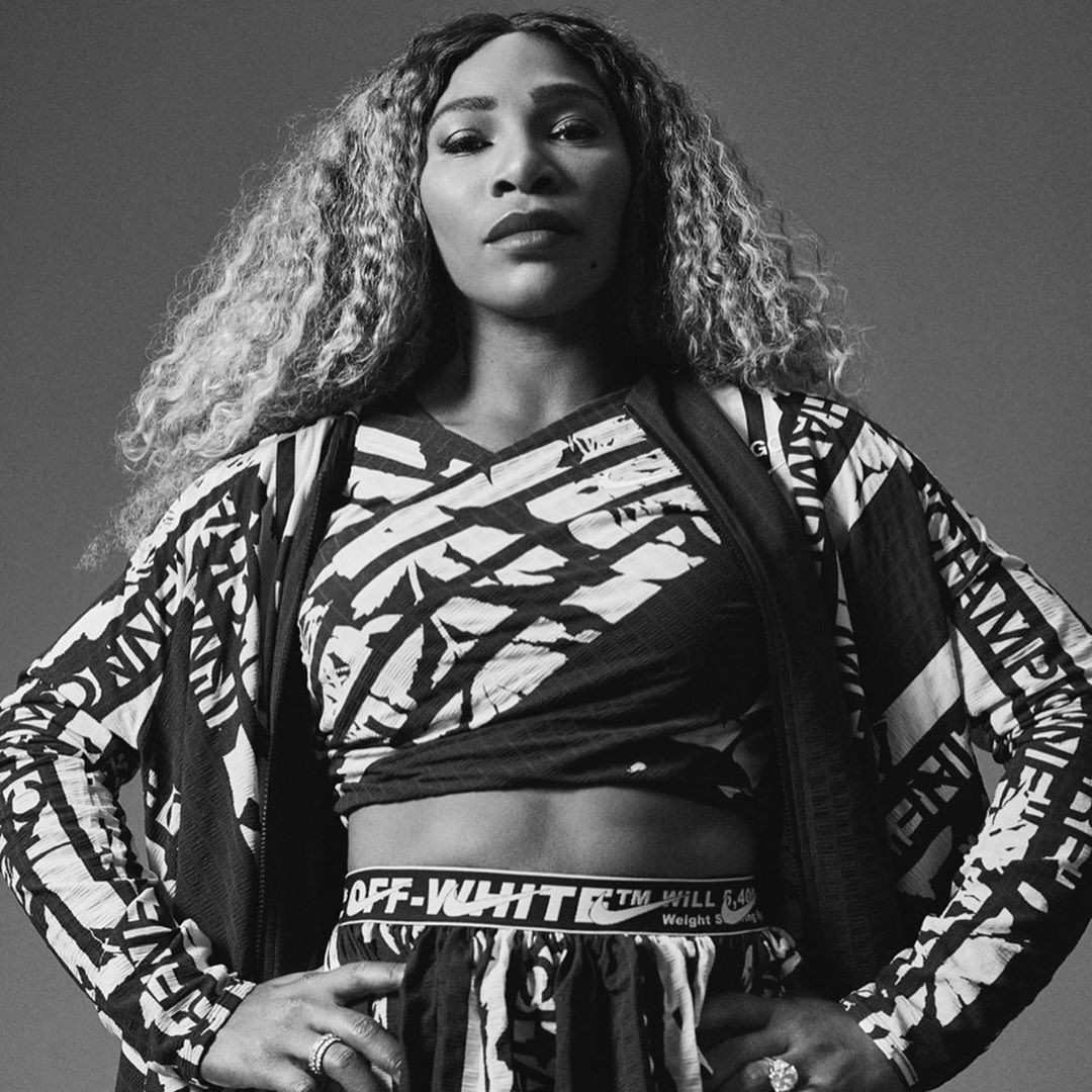 A nova collab de Virgil Abloh com a Nike e Serena Williams (Foto: Instagram Serena Williams/ Reprodução)