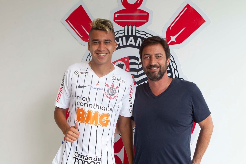 Cantillo, novo reforço do Corinthians — Foto: Daniel Augusto Jr / Ag Corinthians