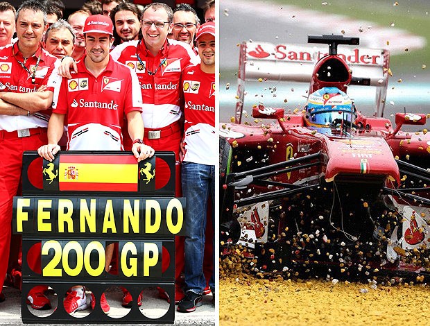 Fernando Alonso 200 gps F1 2 (Foto: Getty Images)