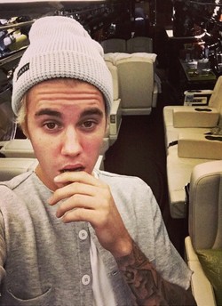 Justin Bieber publica selfie em seu instagram (Foto: Reprodução Instagram)