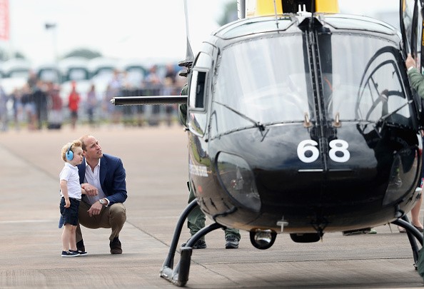 Príncipe George roubando a cena  (Foto: Getty Images)