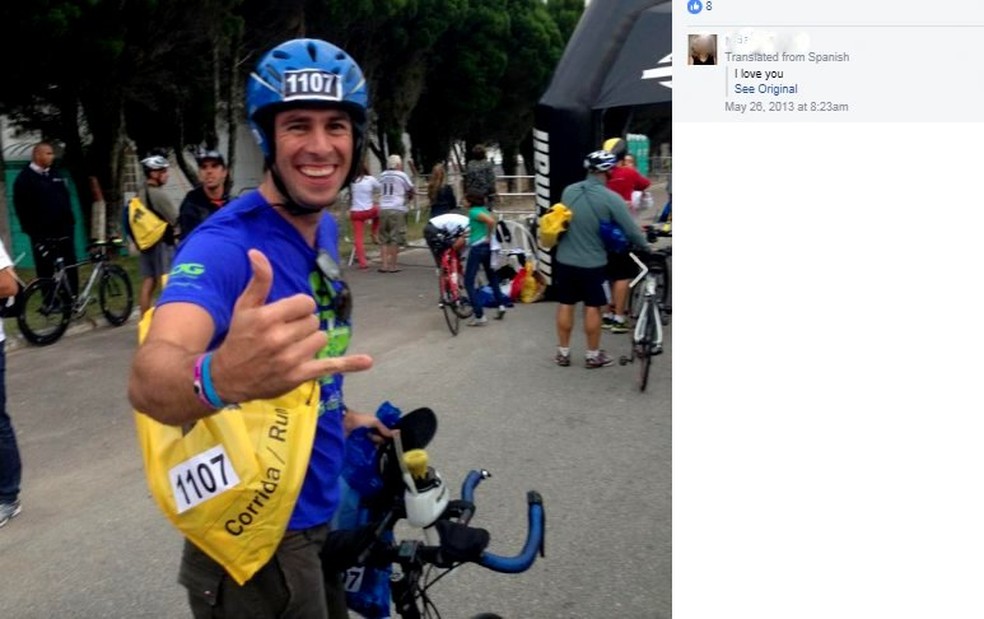 Diogo Faria participava de campeonatos de ciclismo (Foto: Reprodução/Facebook)