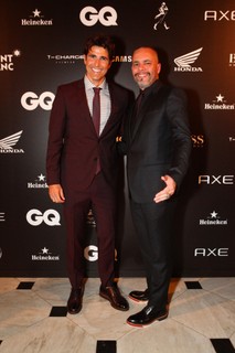 O ator Reynaldo Gianecchini e Ricardo Franca Cruz, Diretor de Redação da GQ