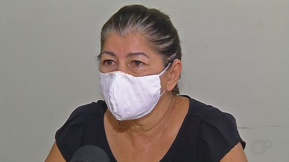 Genuina Paixão Soares Fabrão, esposa do secretário de Obras de Itapura (SP) — Foto: Reprodução/TV TEM