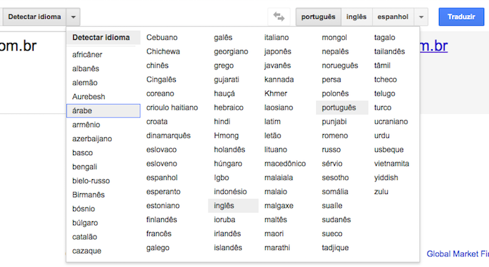 Selecione um idioma de entrada diferente do usual (Foto: Reprodução/Helito Bijora) 