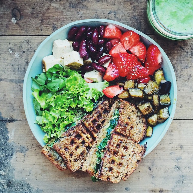 Prato perfeito: proteína, verduras, legumes e carboidratos de qualidade (Foto: Instagram @gkstories/Reprodução)